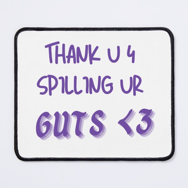 Item preview, Thank U 4 spillin’ ur guts OR <3 designed and sold by viljakvamme.