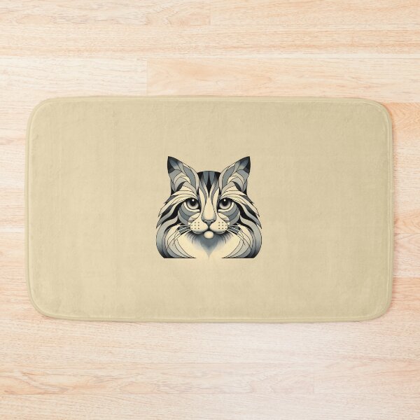 Item preview, Whisker Elegance: American Bobtail Serenity designed and sold by BastKittyStore.