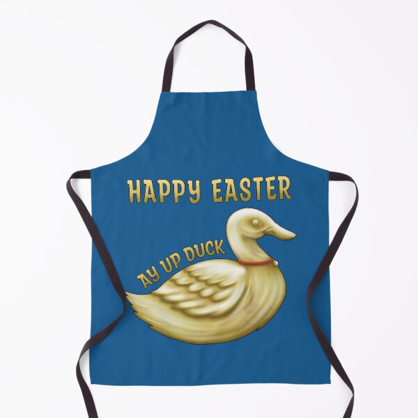 Item preview, Golden Chocolate Easter Duck (With Greeting) designed and sold by MadeByGeeClowes.
