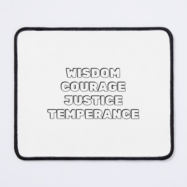Item preview, Stoic virtues designed and sold by Inspirationmotivation.