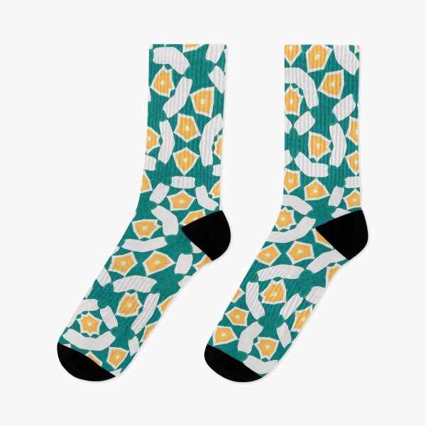 Item preview, A pattern of white and yellow shapes designed and sold by johndesign88.