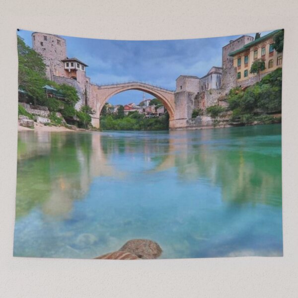 Item preview, Old bridge in Mostar designed and sold by KreativT-shirts.