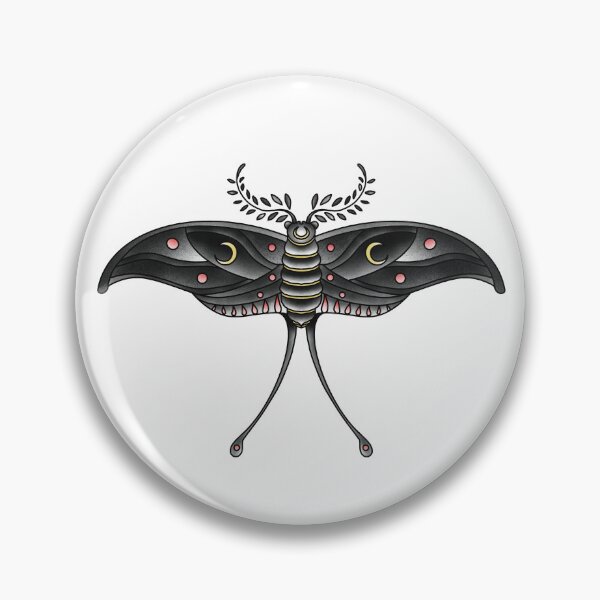 Item preview,  Neo Traditional Moth designed and sold by Harrymehri.