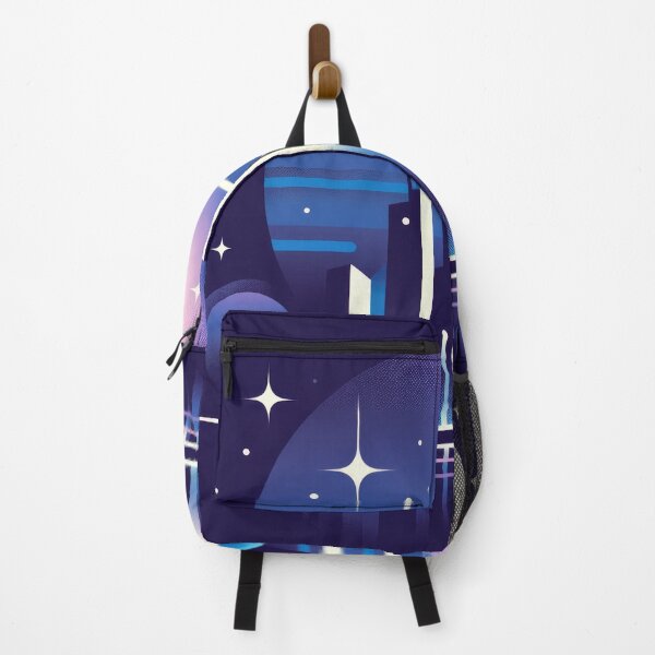 Item preview, Futuristic Cityscape Under Starry Sky designed and sold by SunkenCost.