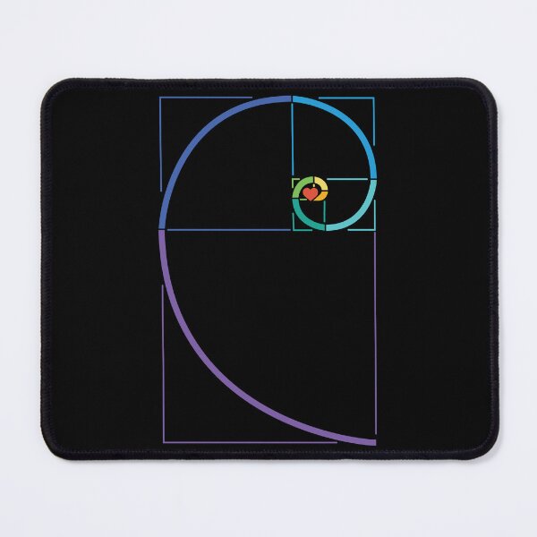 Item preview, Fibonacci Heart Math Geometry Golden Ratio designed and sold by vonplatypus.