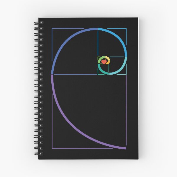 Item preview, Fibonacci Heart Math Geometry Golden Ratio designed and sold by vonplatypus.
