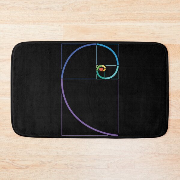 Item preview, Fibonacci Heart Math Geometry Golden Ratio designed and sold by vonplatypus.