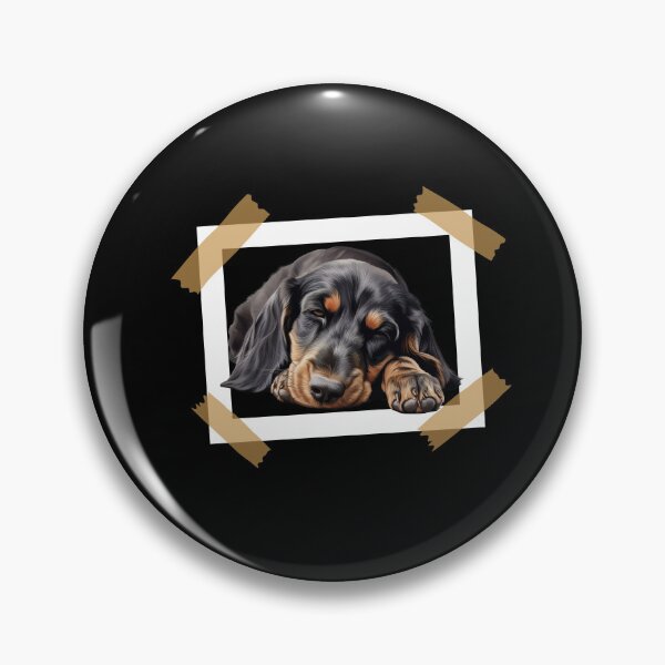 Item preview, Austrian Black And Tan Hound Puppy Sleeping designed and sold by TheAnimalZ00.