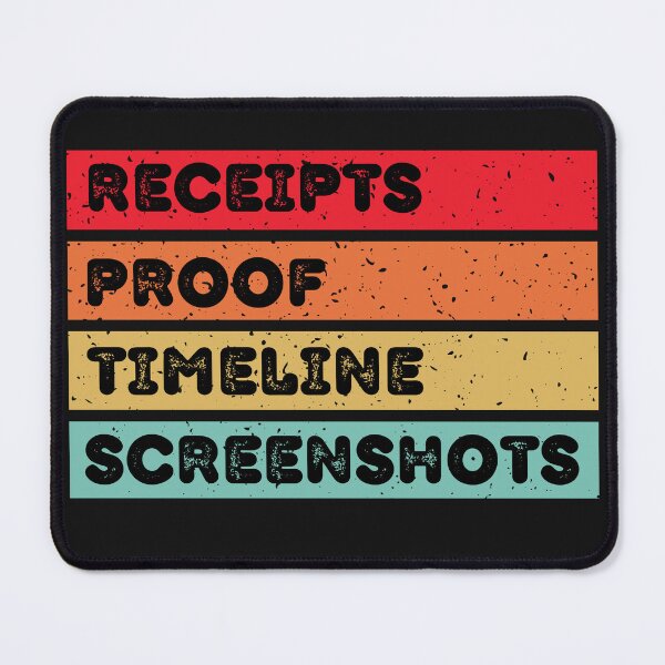 Item preview, Receipts Proof Timeline Screenshots T-Shirt designed and sold by TEESTYLE--HUB.