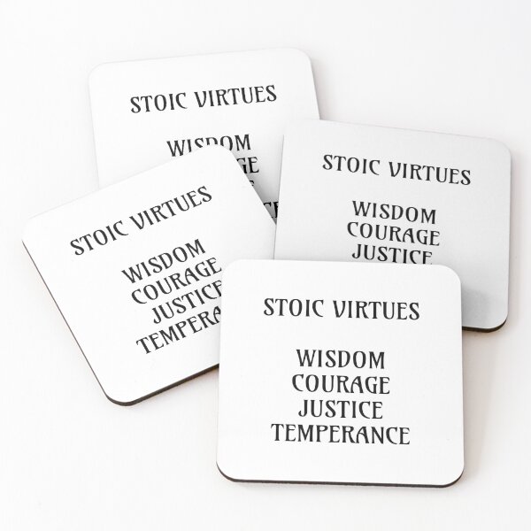 Item preview, Stoic Virtues designed and sold by Inspirationmotivation.