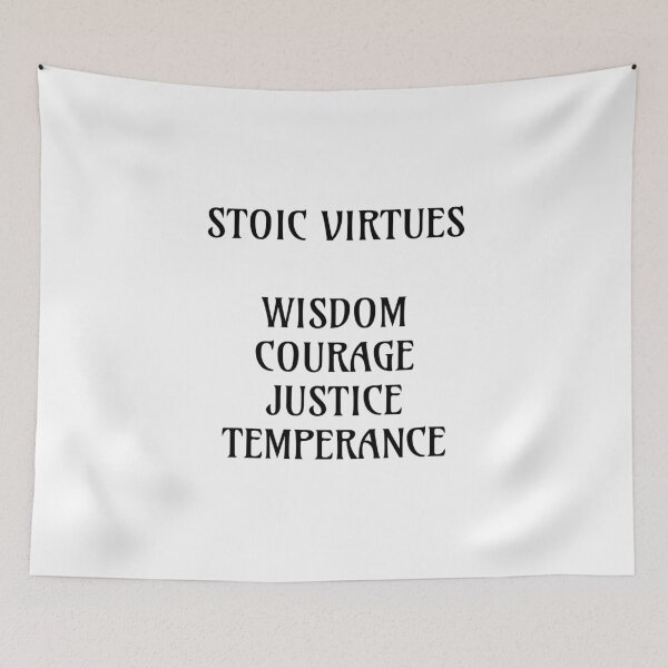 Item preview, Stoic Virtues designed and sold by Inspirationmotivation.