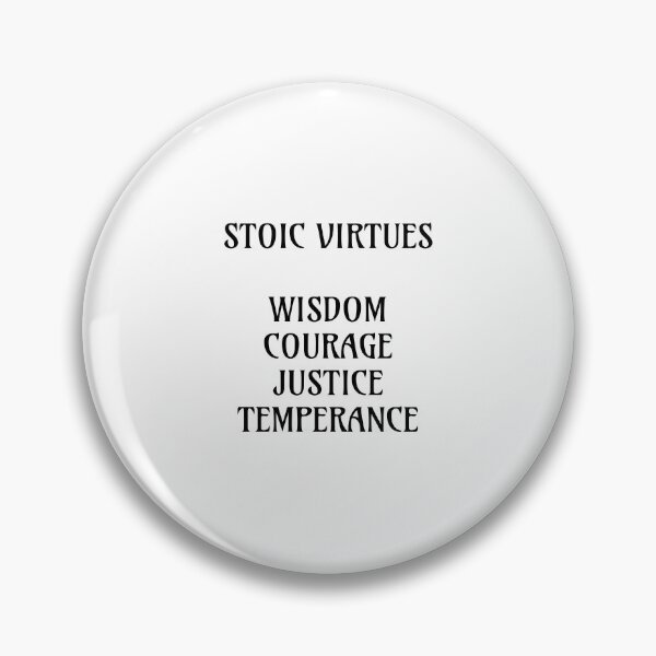 Item preview, Stoic Virtues designed and sold by Inspirationmotivation.
