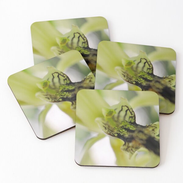 Item preview, Handmaiden in Butter and Ink - Orchid - Botanical Photography - Original Abstract Fine Art designed and sold by SageFolio.