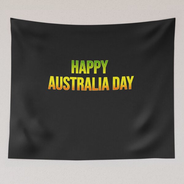 Item preview, HAPPY AUSTRALIA DAY , letters T Shirt  designed and sold by CraktmanShop.