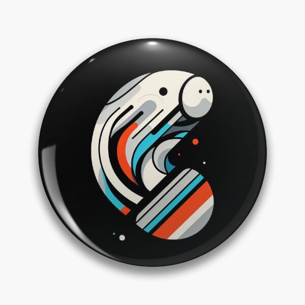 Item preview, Tranquil Tides with Minimalist Manatee designed and sold by Mechanical-Artt.