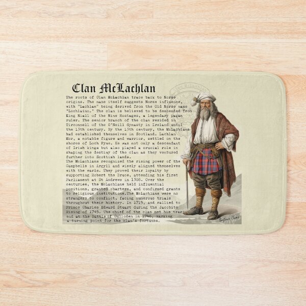 Item preview, McLachlan Scottish Clan History  designed and sold by BagTown Clans.