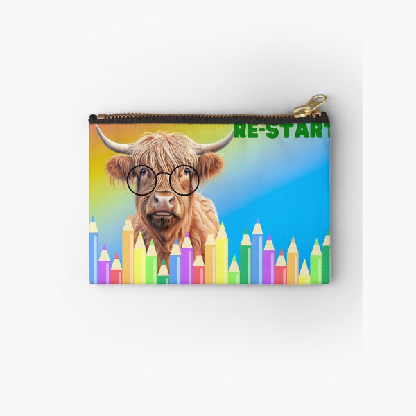 Item preview, Highland Cow Life Quote Stop Refocus Restart Achieve Your Dreams designed and sold by SLDB.