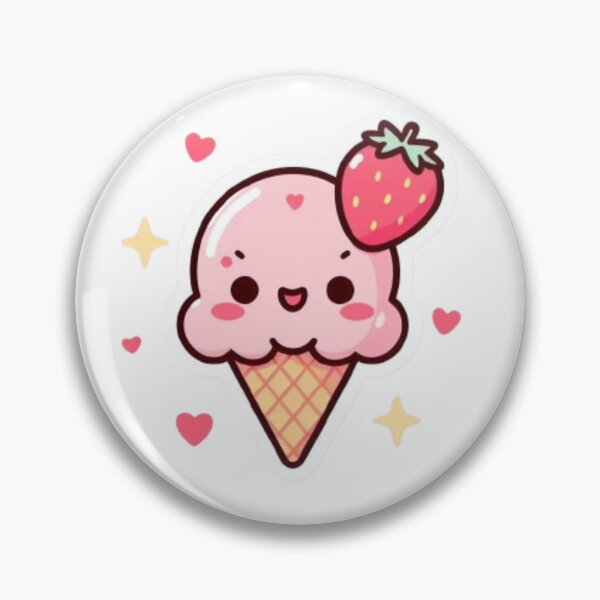 Artikelvorschau, Kawaii Erdbeereis (V.1) entworfen und verkauft von Auevi.