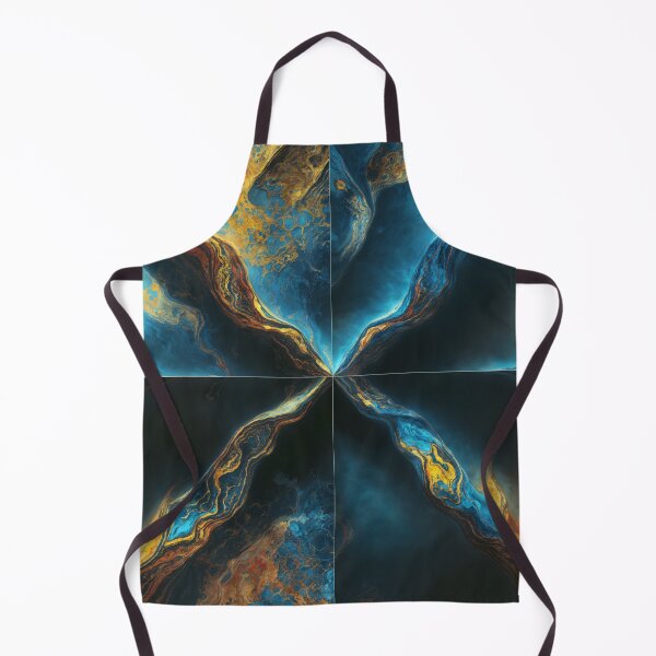 Item preview, Azure Gold Mineral Veins designed and sold by Claude Leblanc.