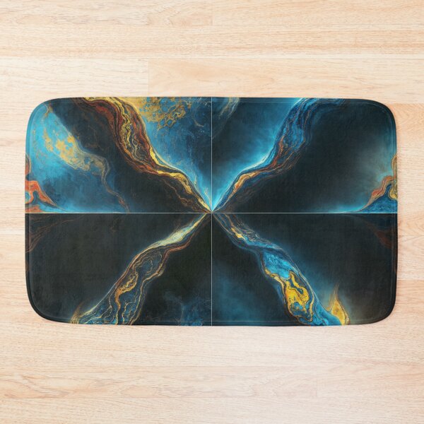 Item preview, Azure Gold Mineral Veins  designed and sold by Claude  Leblanc.