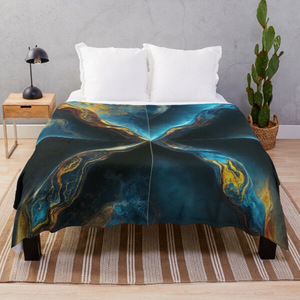 Item preview, Azure Gold Mineral Veins designed and sold by Claude Leblanc.