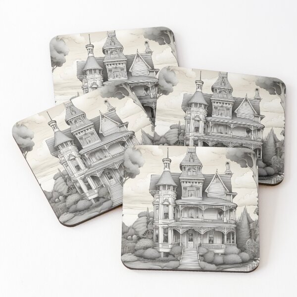 Item preview, Victorian Historical House Sketch  designed and sold by SloganExpress.