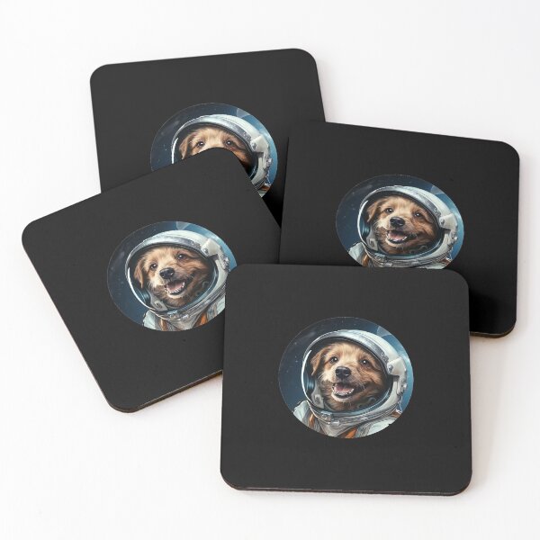 Item preview, Space Dog Stickers Buddy Galactic Wonders Vibrant Space and Planet Sticker Collection designed and sold by UncleFizziwigs.