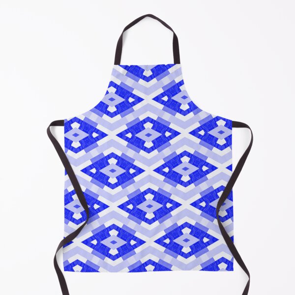 Item preview, A pattern of blue and white diamonds designed and sold by johndesign88.