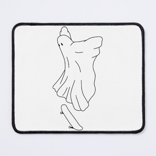 Item preview, ghost on a skateboard designed and sold by FeelingDandy.