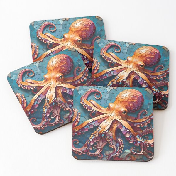 Item preview, Mosaic Octopus designed and sold by WANBASTEN.