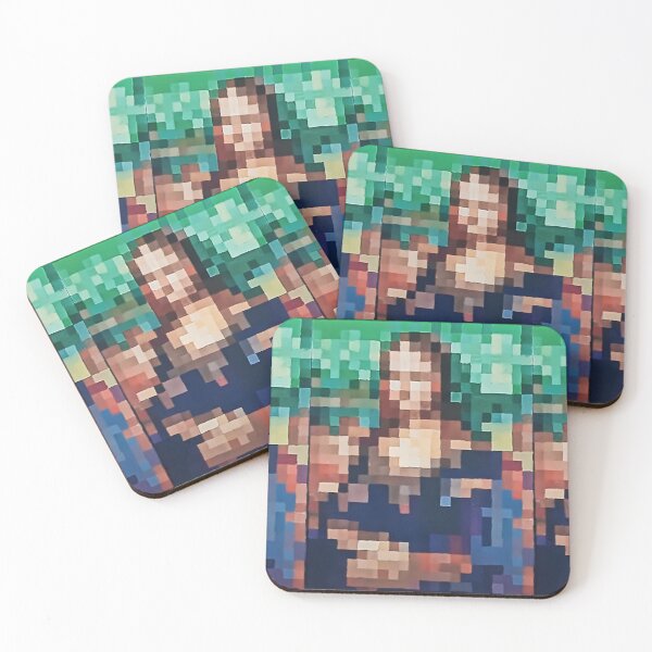 Item preview, Mona Lisa pixelart designed and sold by MS-CREATIVES.