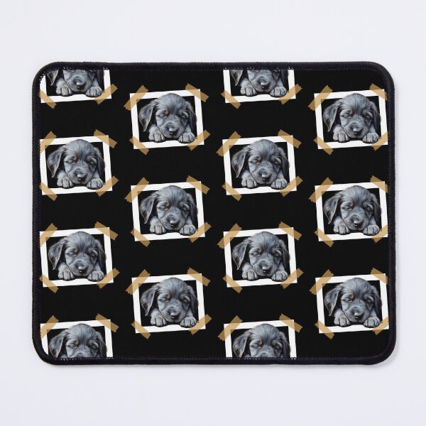 Item preview, Blue Lacy Puppy Sleeping designed and sold by TheAnimalZ00.