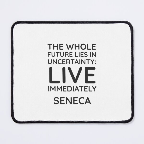 Item preview, Seneca stoic philosophy - The whole future lies in uncertainty designed and sold by Inspirationmotivation.