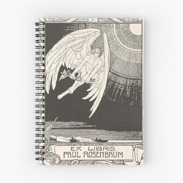 Item preview, HD. The angel, Ex Libris, by Ephraim Moses Lilien designed and sold by MINDTHECHERRY.