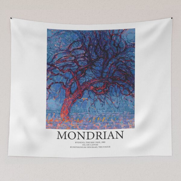 Item preview, Piet Mondrian // Evening The Red Tree art poster designed and sold by 33ll.