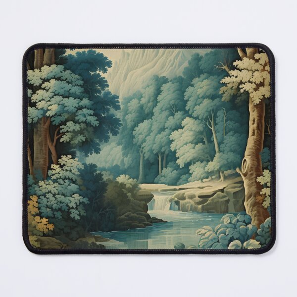 Item preview, Vintage Antique 1800s Forest Tapestry designed and sold by ptlsprntsdsgn.