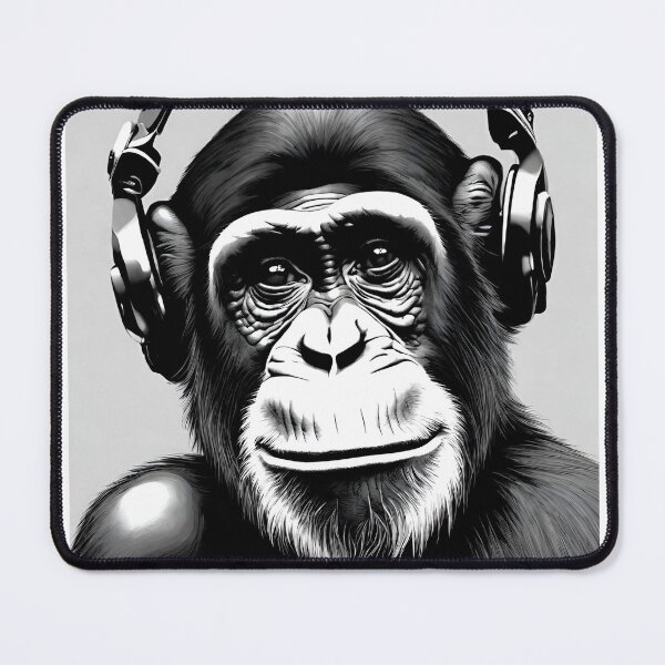 Item preview, Mad vibes with animals, smart chimps designed and sold by AEROSPACE-IND.