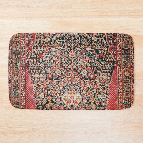 Item preview, Qashqai 1001 Flowers Rug Print designed and sold by Vicky Brago-Mitchell®.