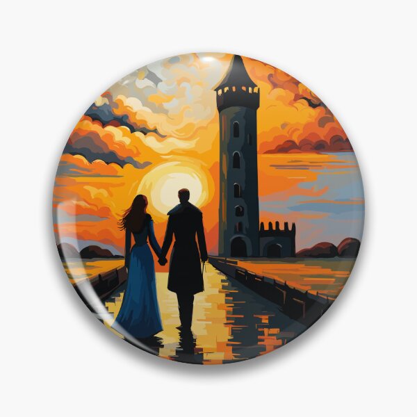 Item preview, Victorian Lovers holding hands Valentine's Day Artwork designed and sold by Collision19.