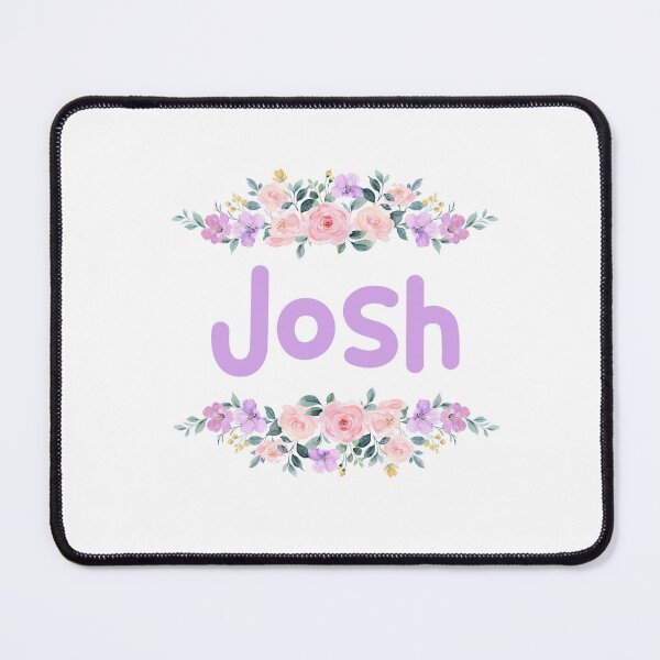 Item preview, Purple Flower Josh Name Label  designed and sold by NormadWorld.