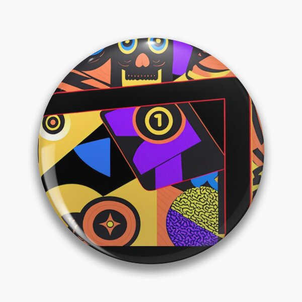 Item preview, 90s Abstract Skull #3 designed and sold by Void-Jester.