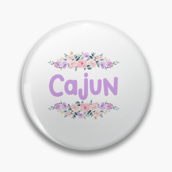 Item preview, Purple Flower Cajun Name Label  designed and sold by NormadWorld.
