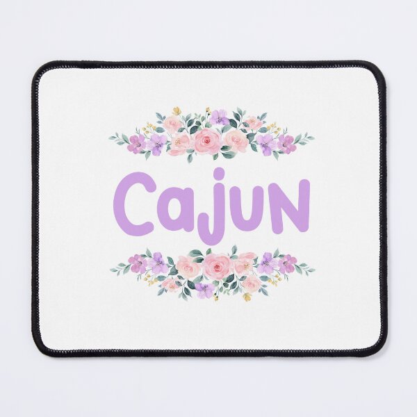 Item preview, Purple Flower Cajun Name Label  designed and sold by NormadWorld.