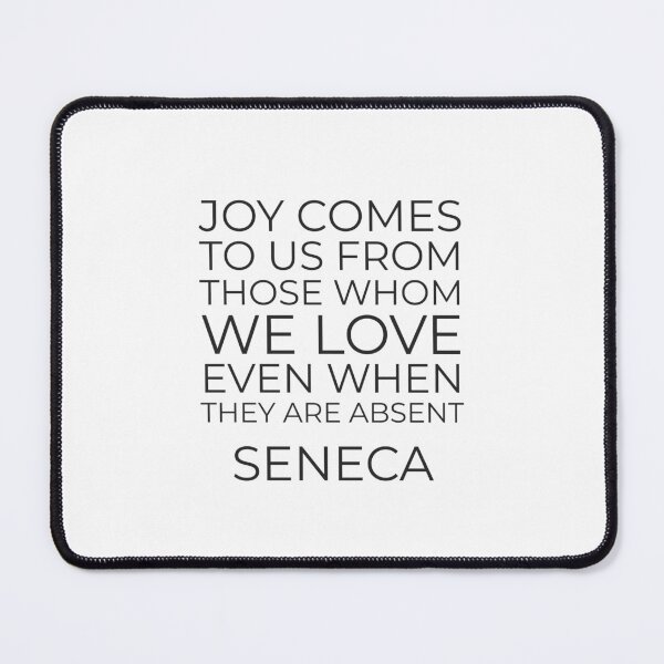 Item preview, Seneca Stoic philosophy - Stoic quotes on love - Joy comes to us from those whom we love designed and sold by Inspirationmotivation.