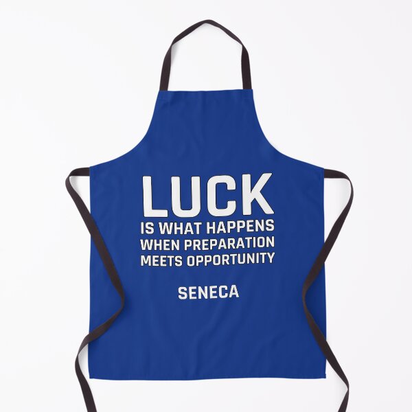 Item preview, Seneca Stoic philosophy - Luck is what happens when preparation meets opportunity - Seneca designed and sold by Inspirationmotivation.