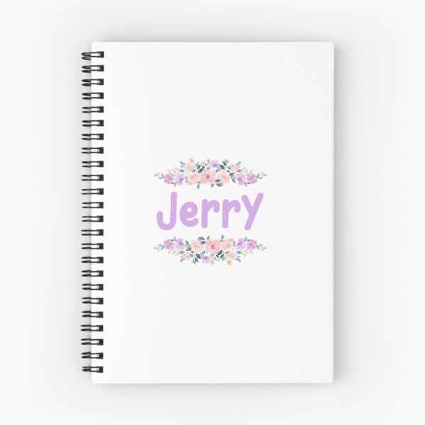 Item preview, Purple Flower Jerry Name Label designed and sold by NormadWorld.