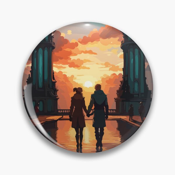 Artikelvorschau, Viktorianische Liebende, die Händchen halten, Valentinstag-Kunstwerk entworfen und verkauft von Collision19.