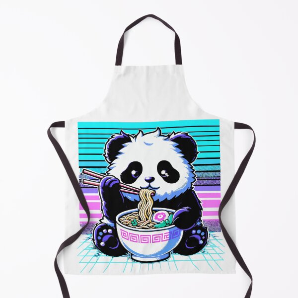 Item preview, Cute Panda Eating Ramen designed and sold by QUOTABLE STICKERS.