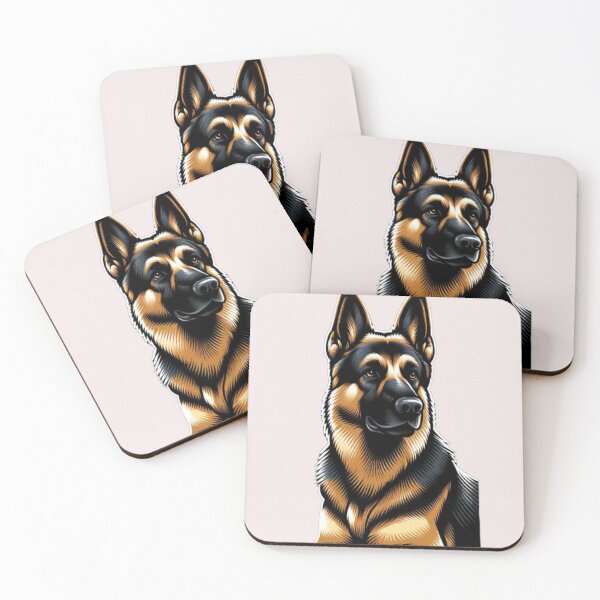 Item preview, Vigilant German Shepherd - Guardian and Protector designed and sold by jamesadsartist.