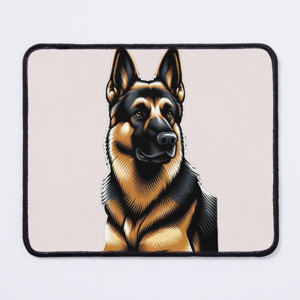 Item preview, Vigilant German Shepherd - Guardian and Protector designed and sold by jamesadsartist.
